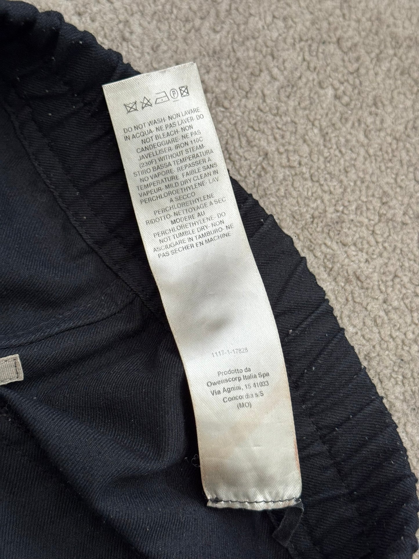 FW21 Rick Owens Runway "Gethsemane" Bauhaus Cargo Pants