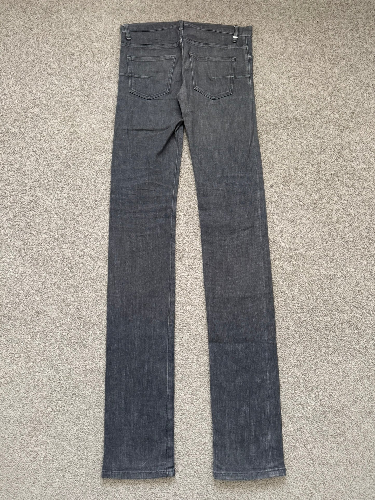 SS08 Dior Homme by Kris Van Assche MIJ Grey Glitter Denim Jeans