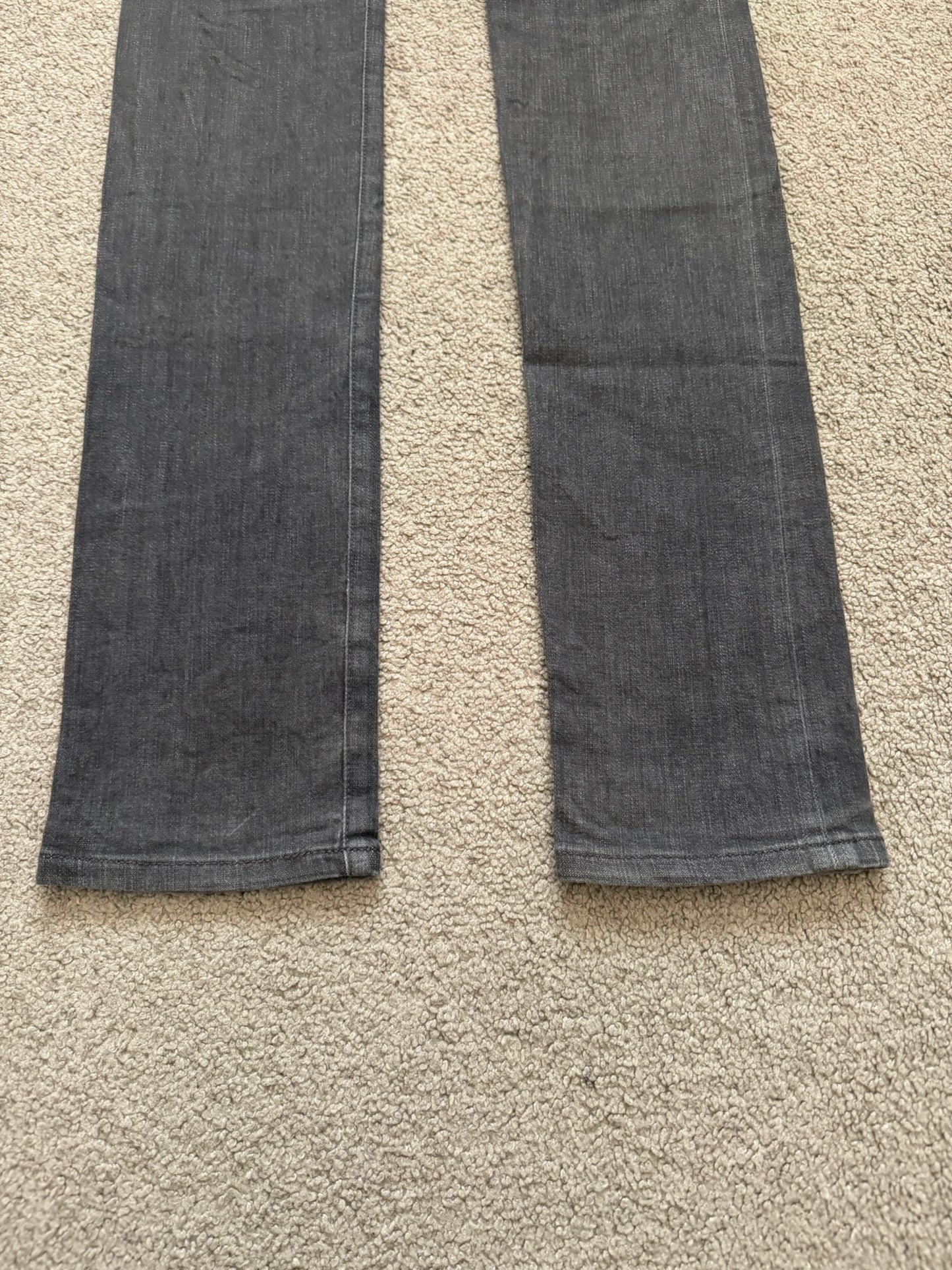 SS08 Dior Homme by Kris Van Assche MIJ Grey Glitter Denim Jeans
