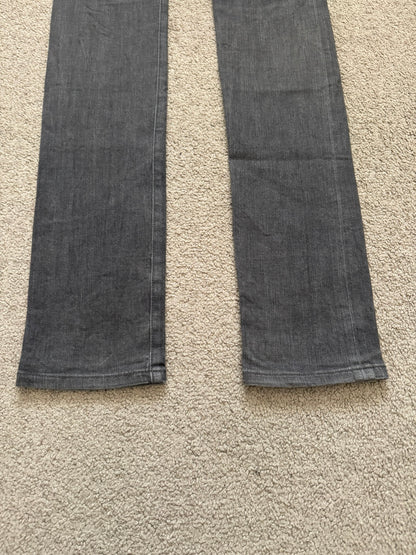 SS08 Dior Homme by Kris Van Assche MIJ Grey Glitter Denim Jeans