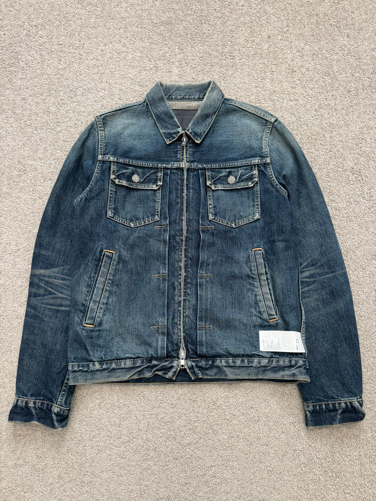 SS10 Undercover "Less But Better" Washed Denim Jacket