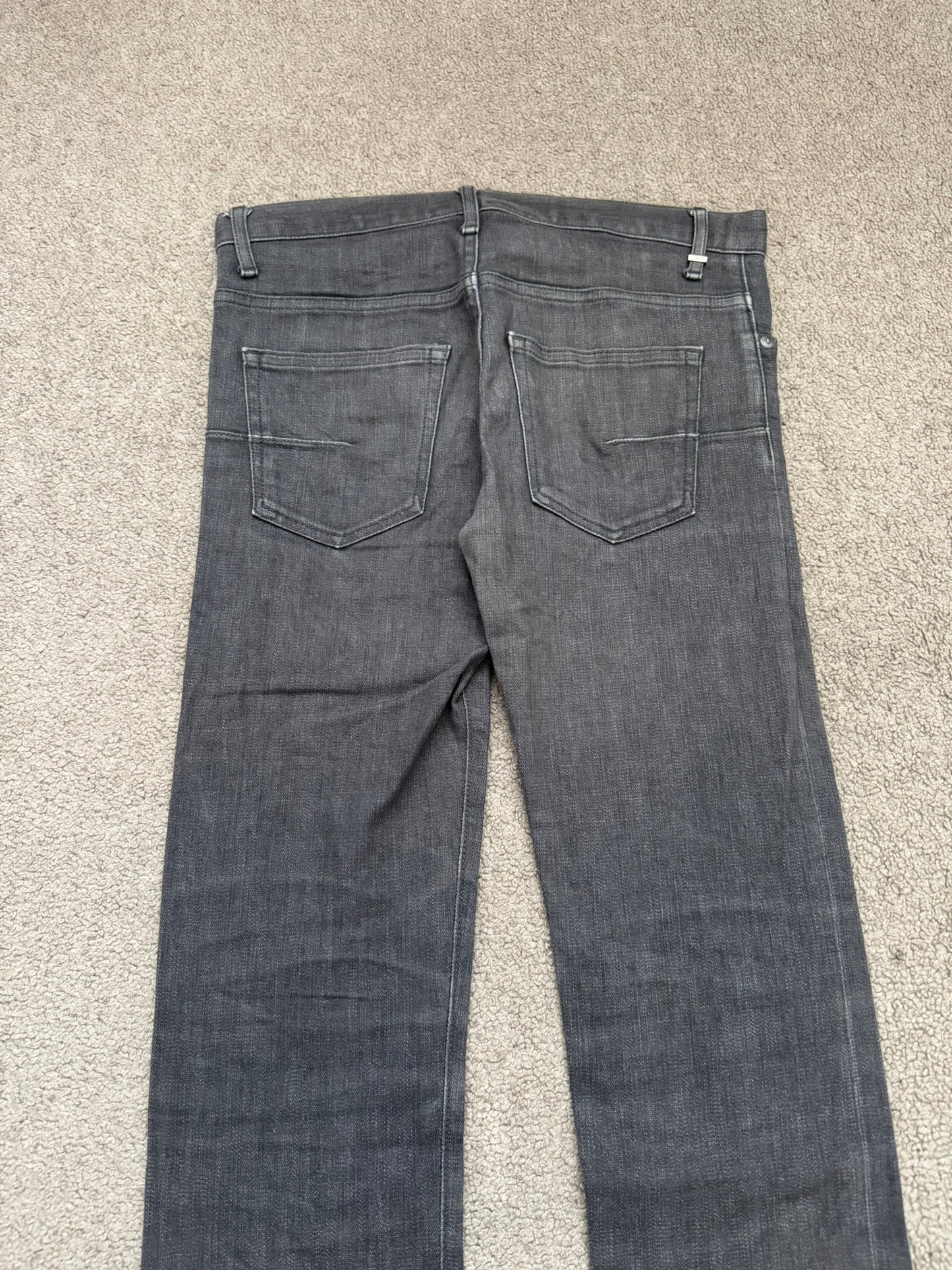 SS08 Dior Homme by Kris Van Assche MIJ Grey Glitter Denim Jeans