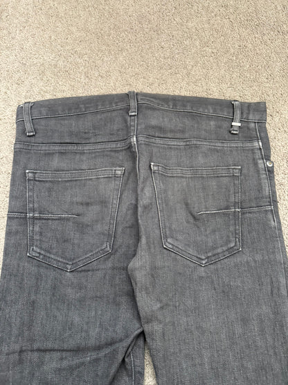 SS08 Dior Homme by Kris Van Assche MIJ Grey Glitter Denim Jeans