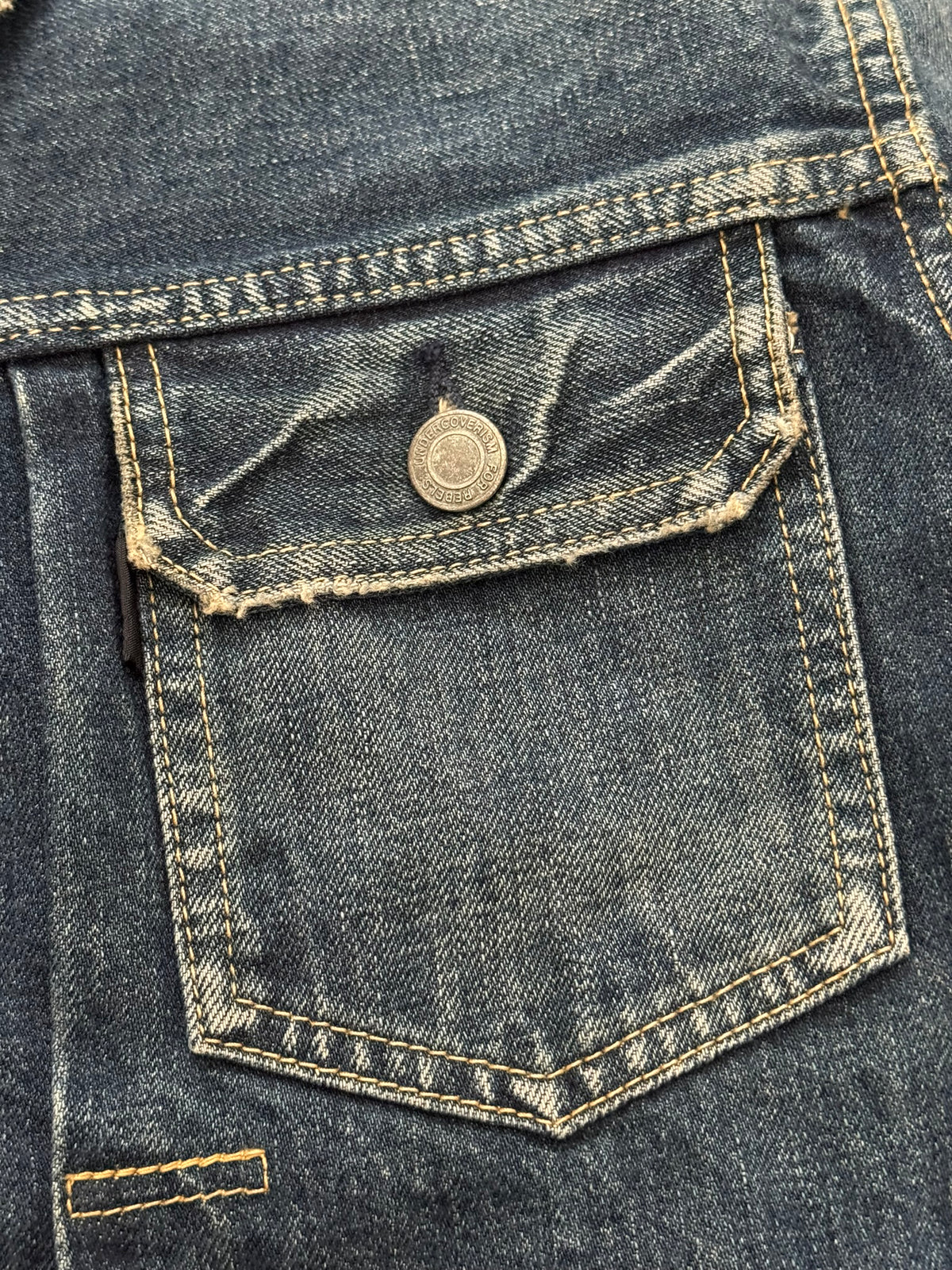 SS10 Undercover "Less But Better" Washed Denim Jacket