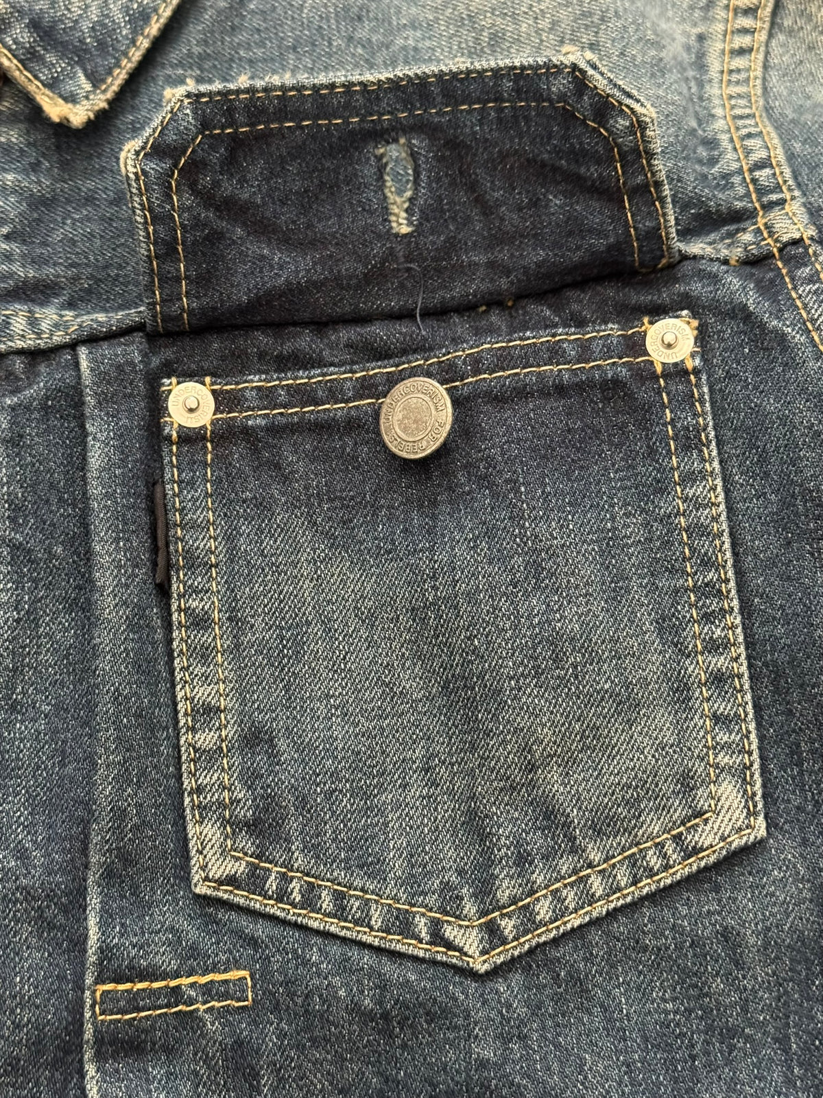 SS10 Undercover "Less But Better" Washed Denim Jacket