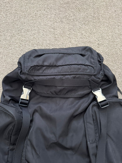AW11 Undercover Prada GRT Black Nylon Utility Cargo Backpack