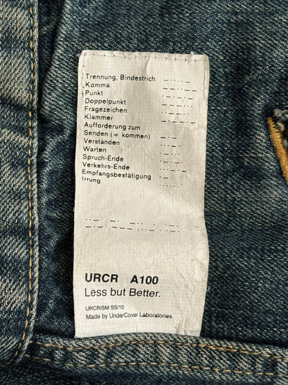SS10 Undercover "Less But Better" Washed Denim Jacket