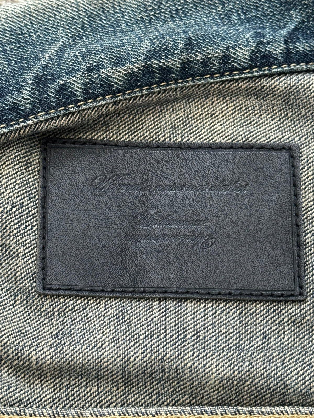 SS10 Undercover "Less But Better" Washed Denim Jacket