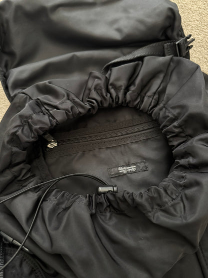AW11 Undercover Prada GRT Black Nylon Utility Cargo Backpack