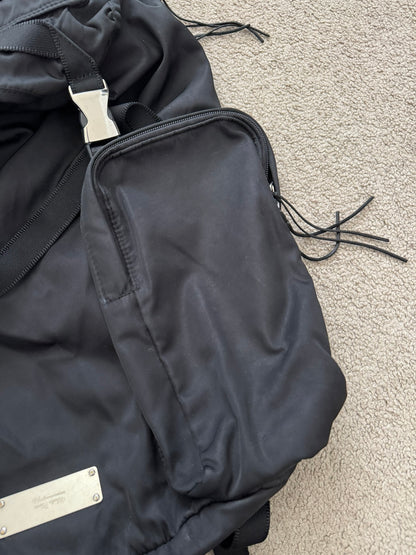 AW11 Undercover Prada GRT Black Nylon Utility Cargo Backpack