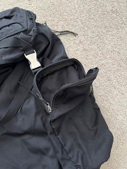 AW11 Undercover Prada GRT Black Nylon Utility Cargo Backpack