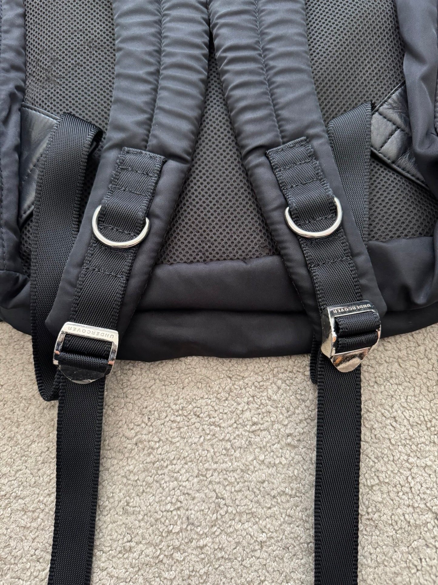 AW11 Undercover Prada GRT Black Nylon Utility Cargo Backpack
