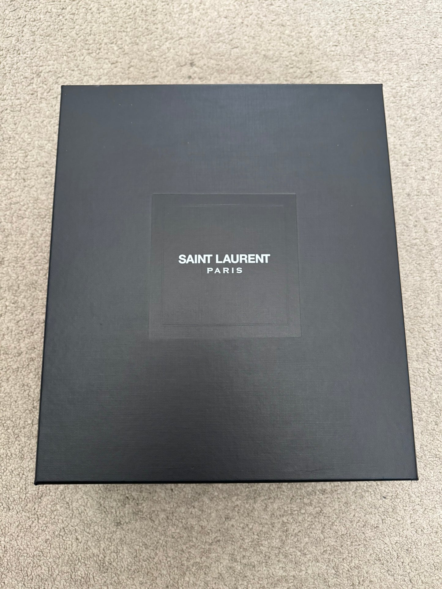 SS16 Saint Laurent by Hedi Slimane Suede Wyatt 40mm Harness Boots