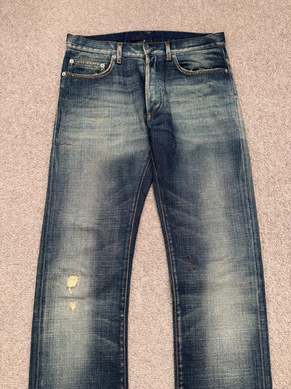 SS07 Dior Homme by Hedi Slimane "Under My Car" Denim Jeans