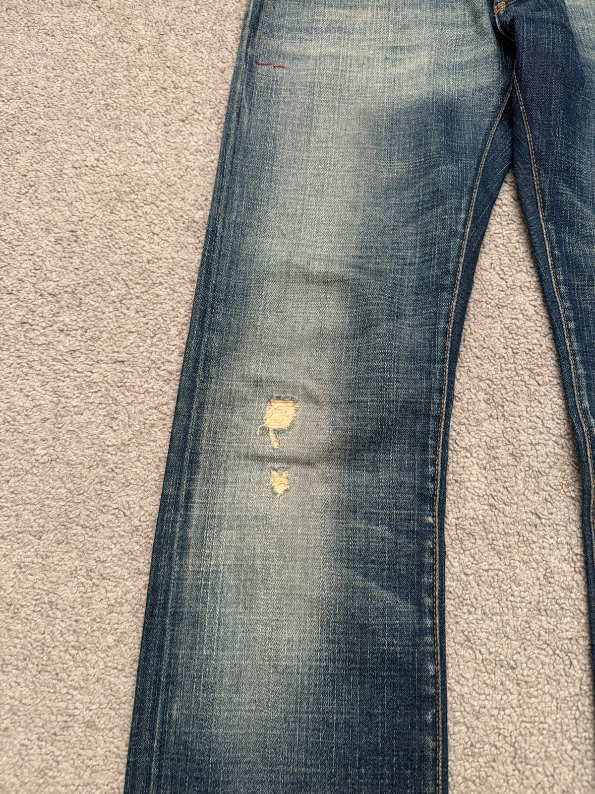 SS07 Dior Homme by Hedi Slimane "Under My Car" Denim Jeans