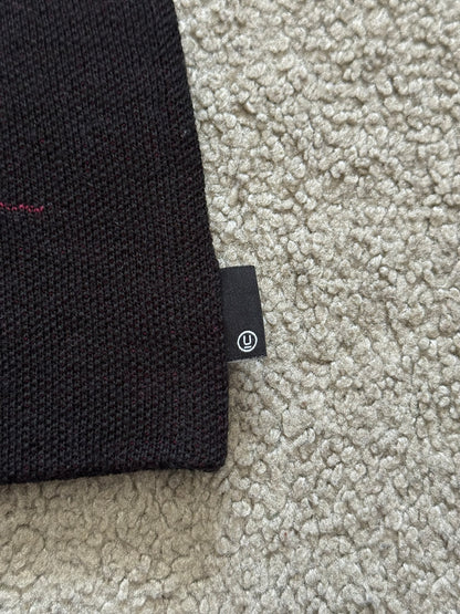 AW15 Undercover "Slash" Magazine Logo Knit Beanie