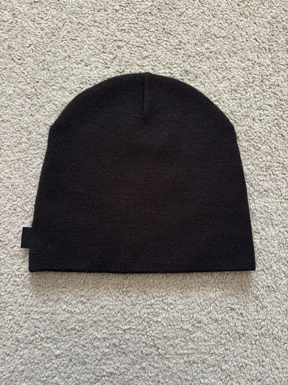 AW15 Undercover "Slash" Magazine Logo Knit Beanie