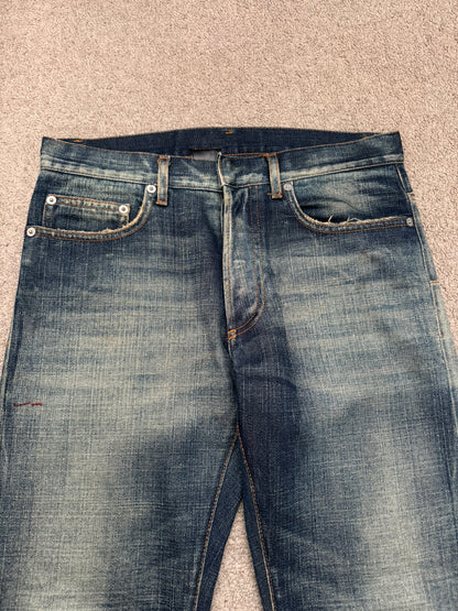 SS07 Dior Homme by Hedi Slimane "Under My Car" Denim Jeans