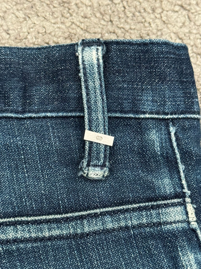 SS08 Dior Homme by Kris Van Assche MIJ Blue Glitter Denim Jeans