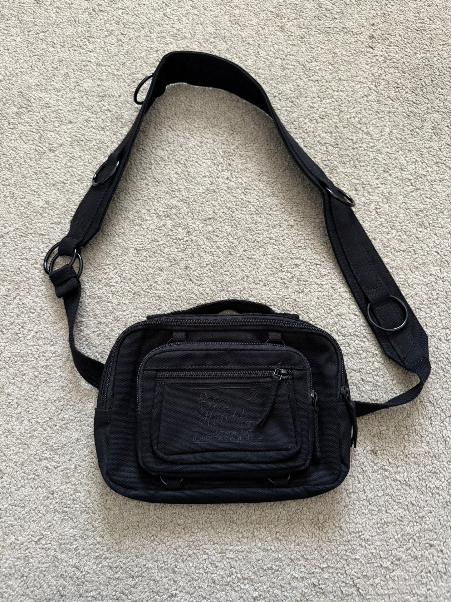 FW19 Raf Simons x Eastpak Heroes/Losers Ring Crossbody Bag