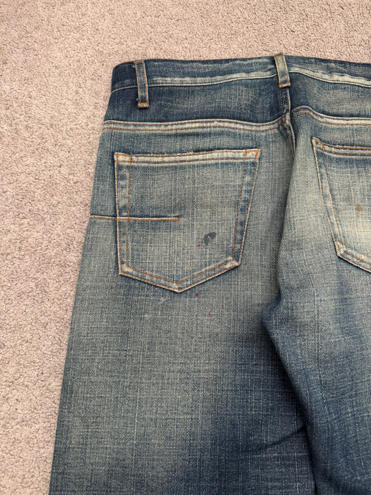 SS07 Dior Homme by Hedi Slimane "Under My Car" Denim Jeans