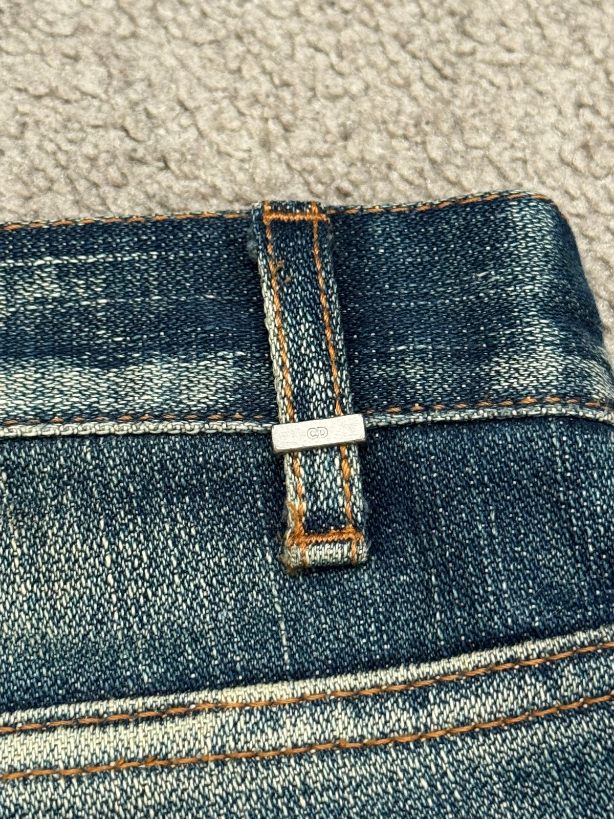 SS07 Dior Homme by Hedi Slimane "Under My Car" Denim Jeans