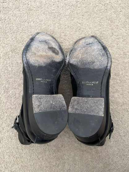 FW16 Saint Laurent by Hedi Slimane Jodhpur 30mm Buckle Boots
