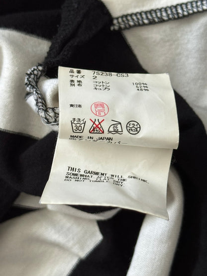 SS07 Undercover Striped Rugby Polo Long Sleeve Shirt