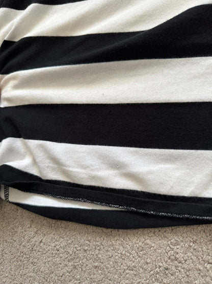 SS07 Undercover Striped Rugby Polo Long Sleeve Shirt