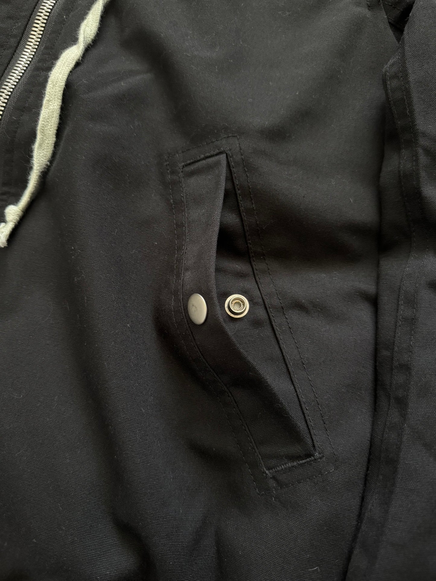 FW17 Rick Owens Mainline Hooded Padded Down Bomber Jacket