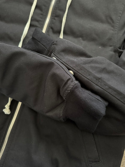 FW17 Rick Owens Mainline Hooded Padded Down Bomber Jacket