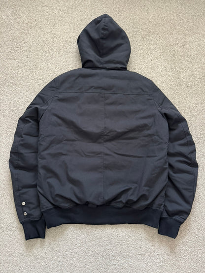 FW17 Rick Owens Mainline Hooded Padded Down Bomber Jacket