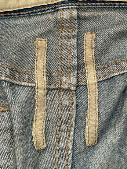 SS09 Rick Owens DRKSHDW "Strutter" Delave Dust Berlin Cut Denim Jeans