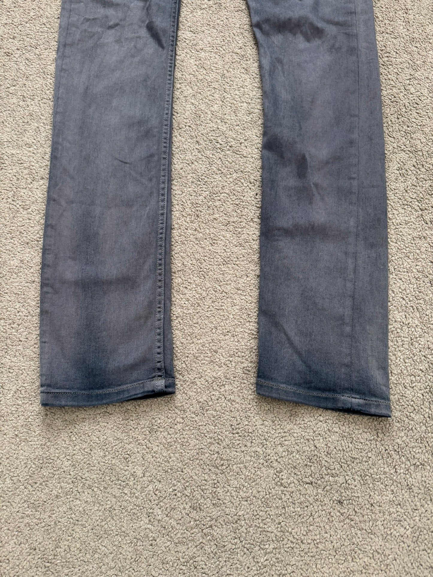 SS16 Rick Owens DRKSHDW Hustler Blue Detroit Cut Denim Jeans