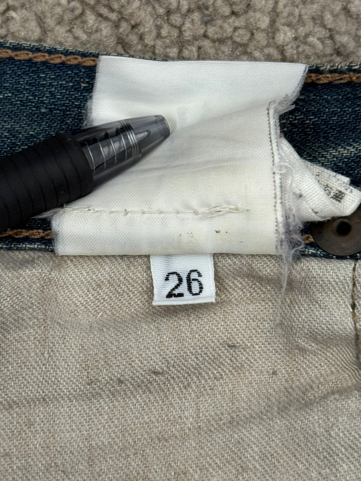 SS09 Rick Owens DRKSHDW "Strutter" Delave Dust Berlin Cut Denim Jeans