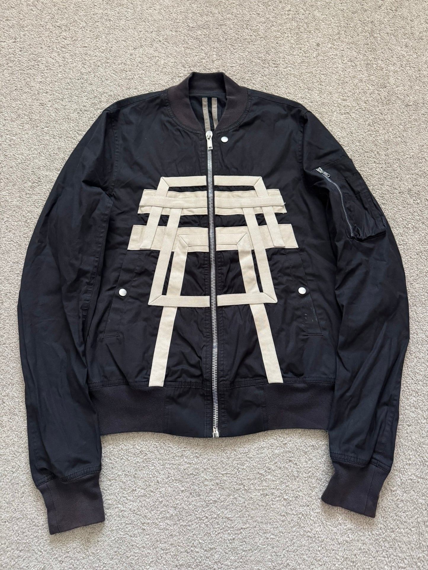 SS20 Rick Owens DRKSHDW Tecuatl Pyramid Bomber Jacket