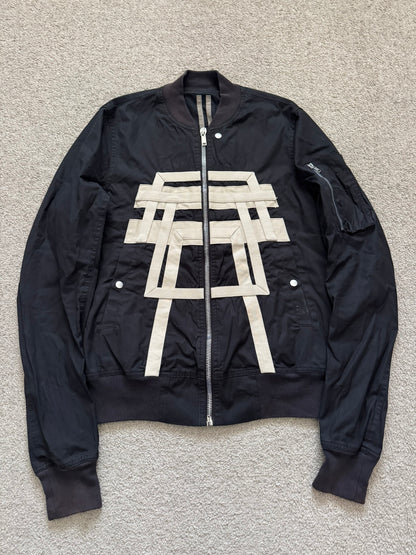 SS20 Rick Owens DRKSHDW Tecuatl Pyramid Bomber Jacket