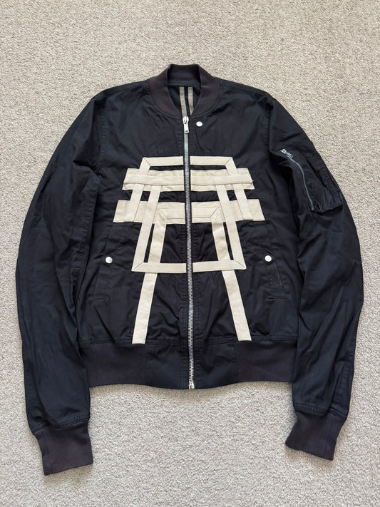 SS20 Rick Owens DRKSHDW Tecuatl Pyramid Bomber Jacket