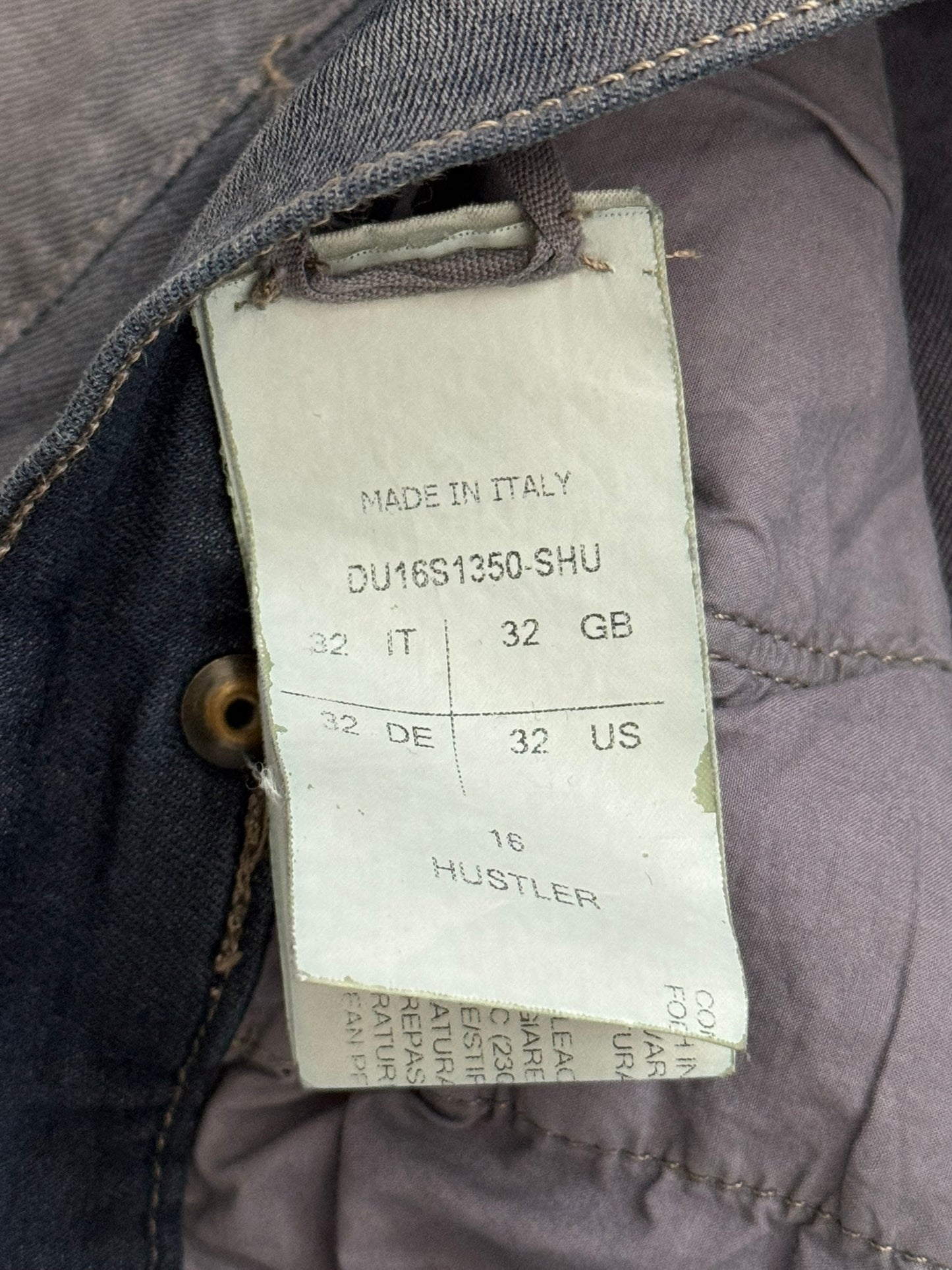 SS16 Rick Owens DRKSHDW Hustler Blue Detroit Cut Denim Jeans