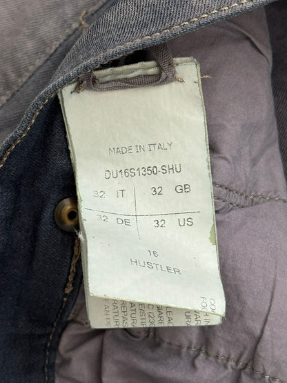 SS16 Rick Owens DRKSHDW Hustler Blue Detroit Cut Denim Jeans