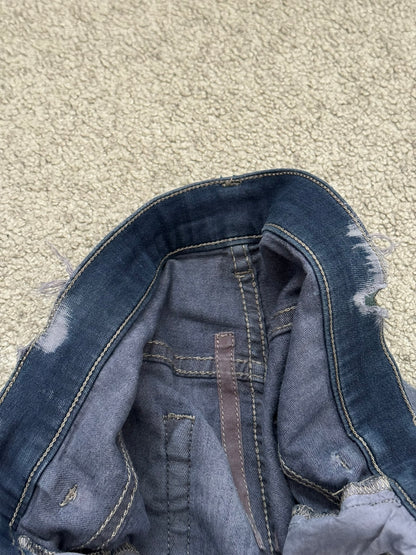SS16 Rick Owens DRKSHDW Hustler Blue Detroit Cut Denim Jeans