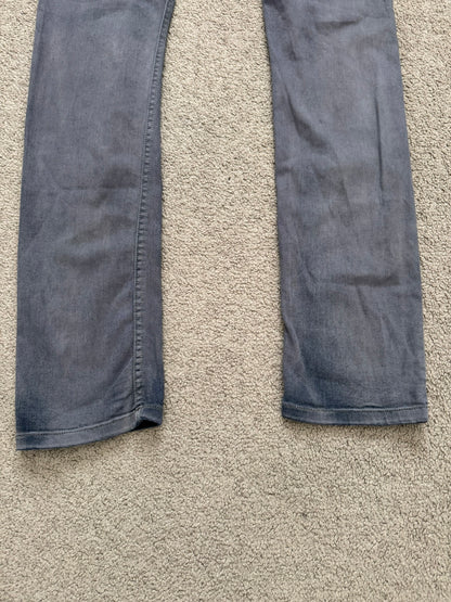 SS16 Rick Owens DRKSHDW Hustler Blue Detroit Cut Denim Jeans