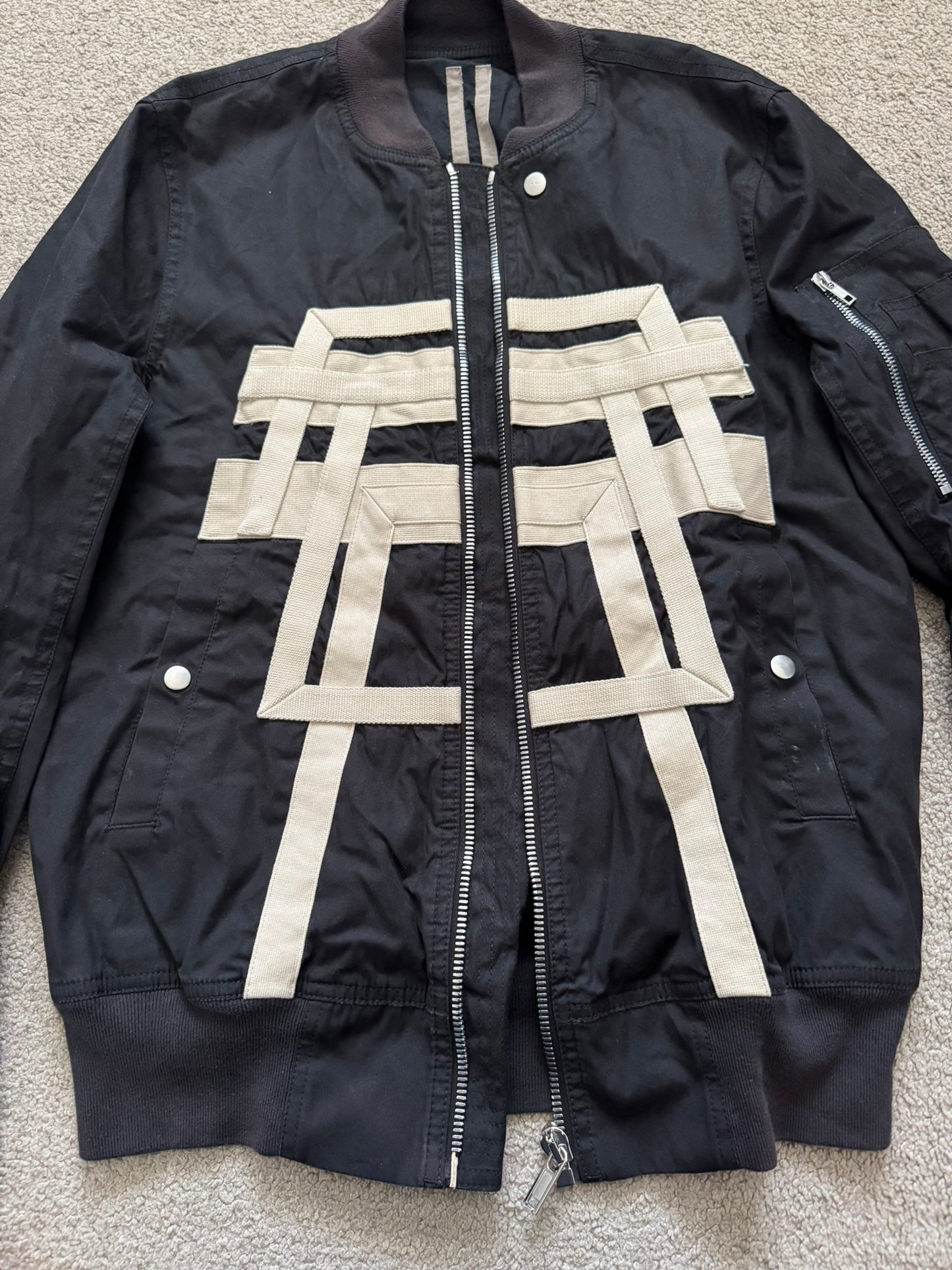 SS20 Rick Owens DRKSHDW Tecuatl Pyramid Bomber Jacket