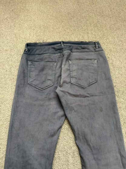 SS16 Rick Owens DRKSHDW Hustler Blue Detroit Cut Denim Jeans