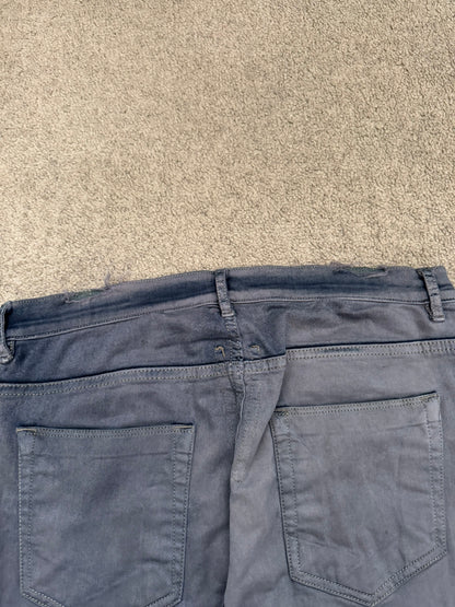 SS16 Rick Owens DRKSHDW Hustler Blue Detroit Cut Denim Jeans