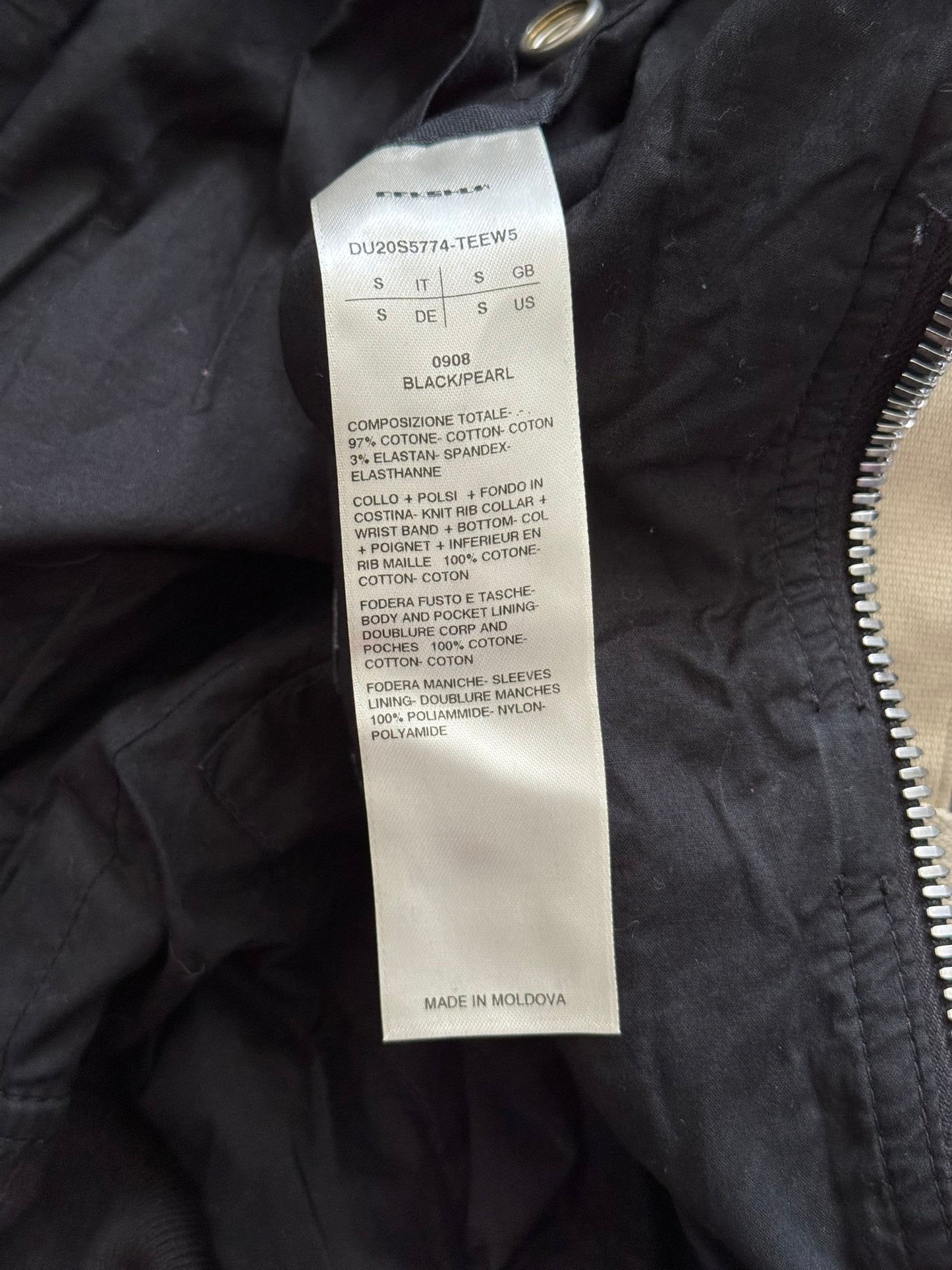 SS20 Rick Owens DRKSHDW Tecuatl Pyramid Bomber Jacket