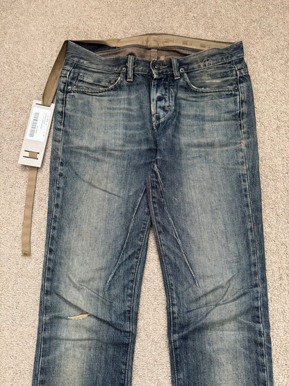 SS09 Rick Owens DRKSHDW "Strutter" Dark Shadow Berlin Cut Denim Jeans