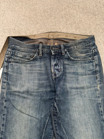 SS09 Rick Owens DRKSHDW "Strutter" Dark Shadow Berlin Cut Denim Jeans