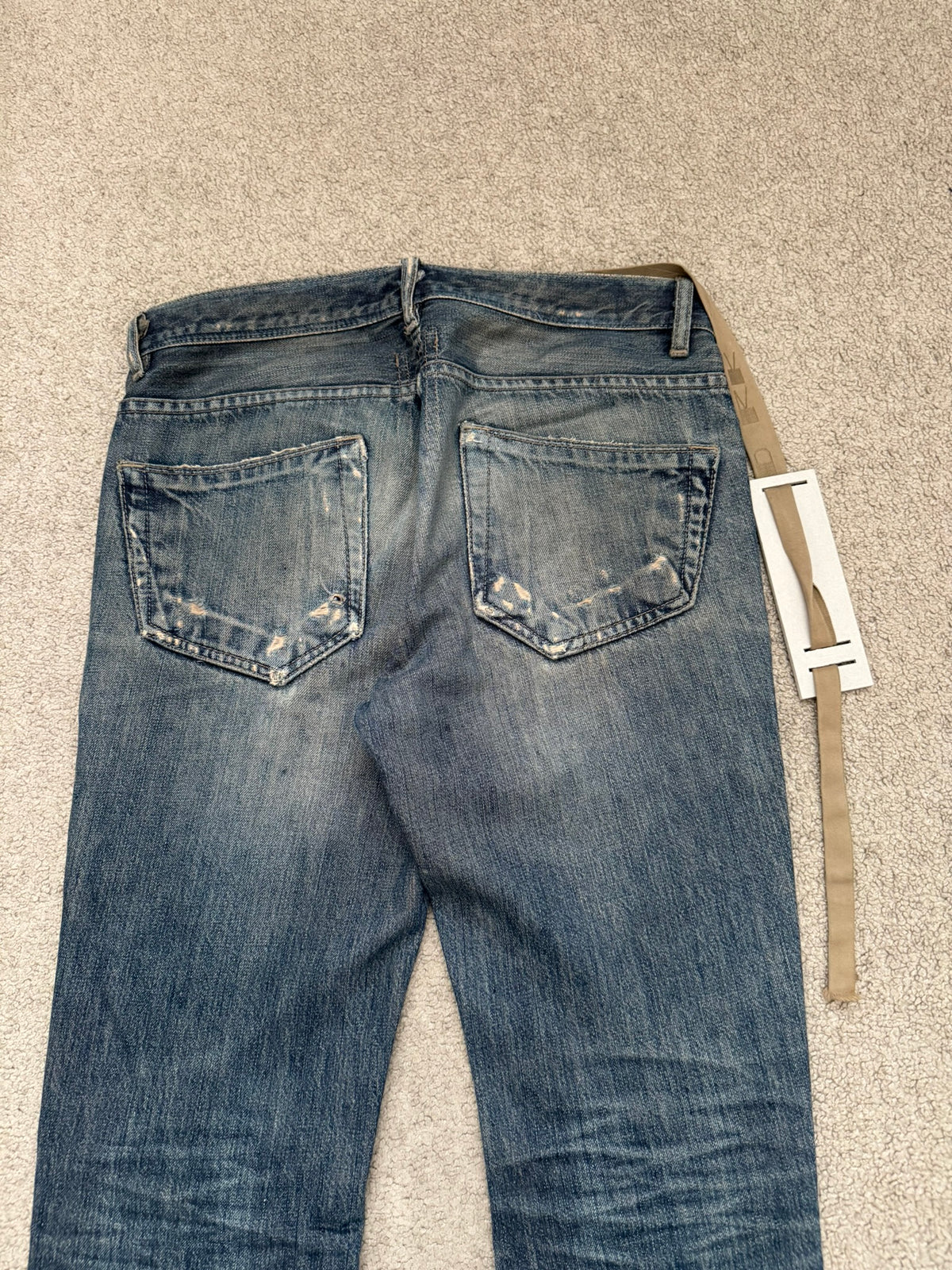 SS09 Rick Owens DRKSHDW "Strutter" Dark Shadow Berlin Cut Denim Jeans