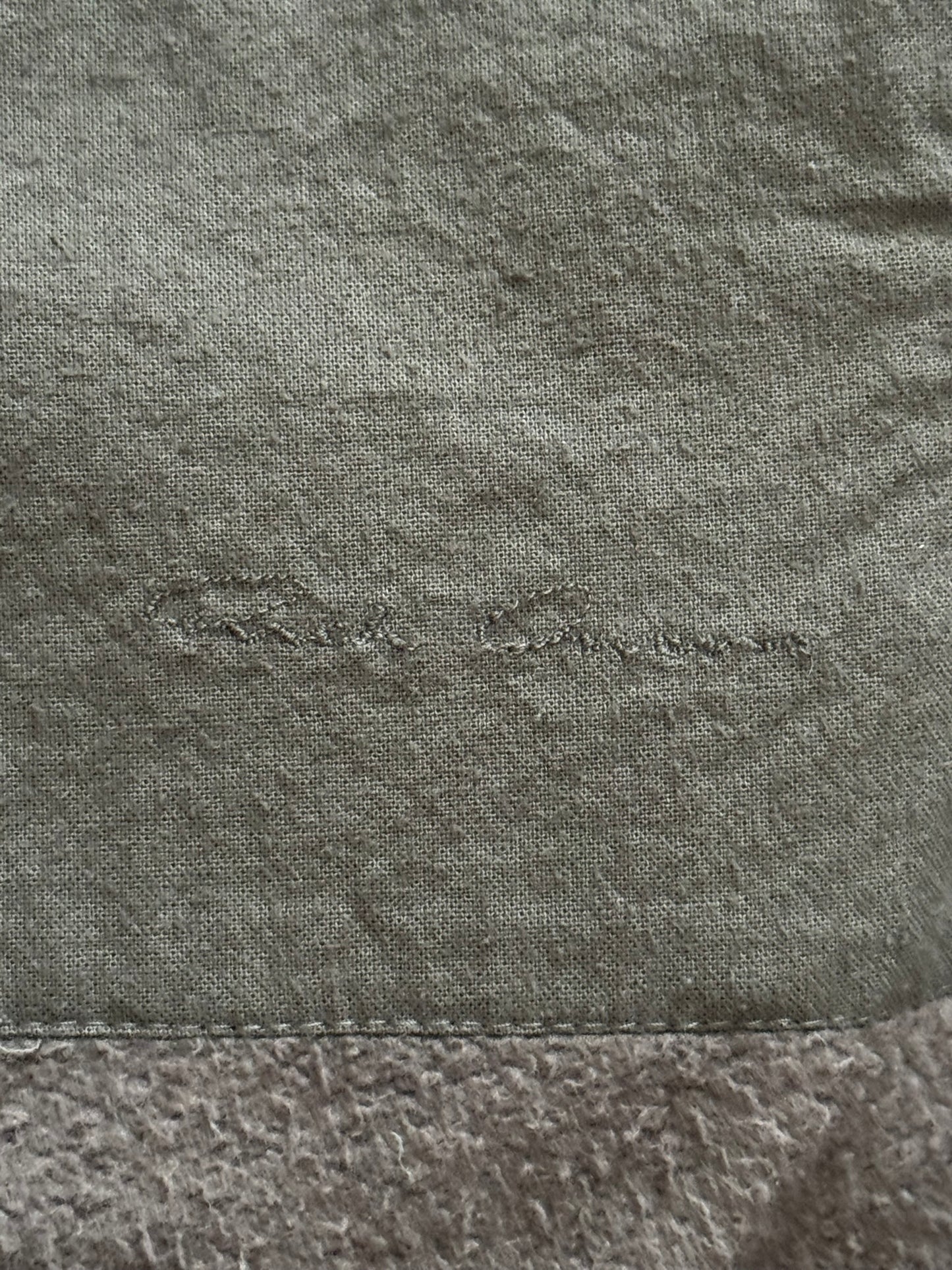 FW11 Rick Owens Wool Lined Dark Dust Mollino Leather Jacket